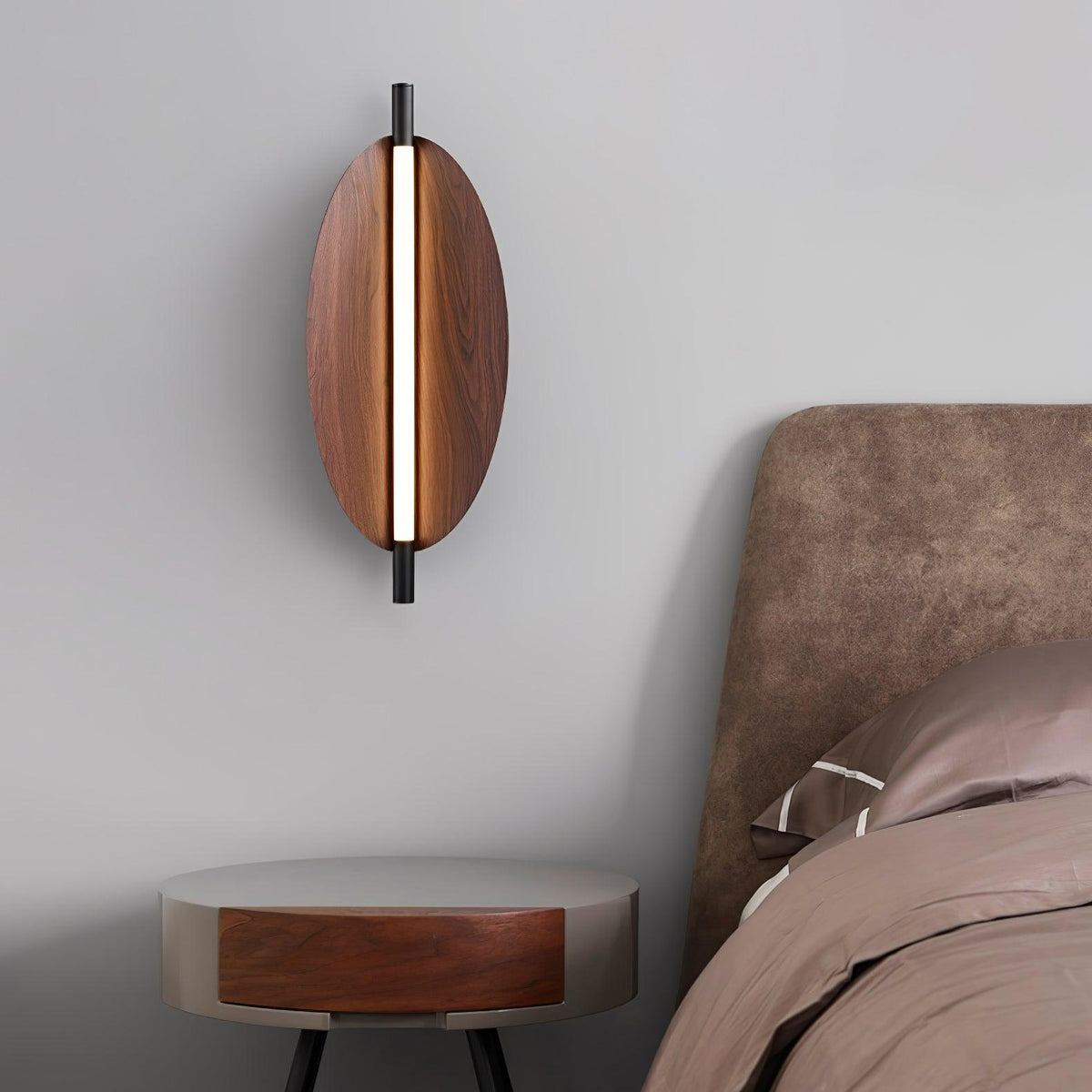 Orsoriel zeitgenössische minimalistische schlanke Platte-Wandleuchte