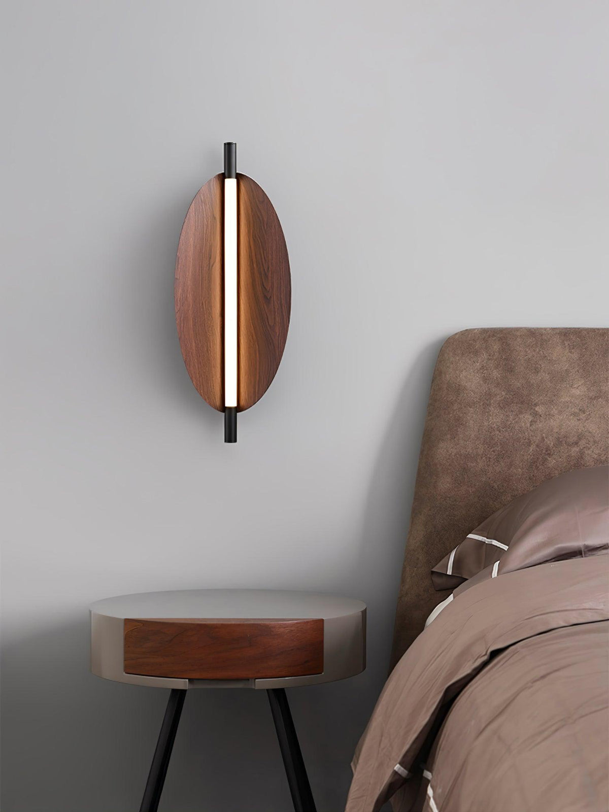 Orsoriel zeitgenössische minimalistische schlanke Platte-Wandleuchte