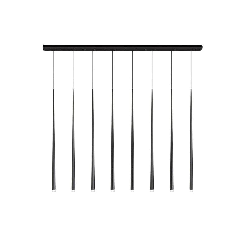 Reveno Kronleuchter Slender Cone Linear Schwarz Minimalistisch