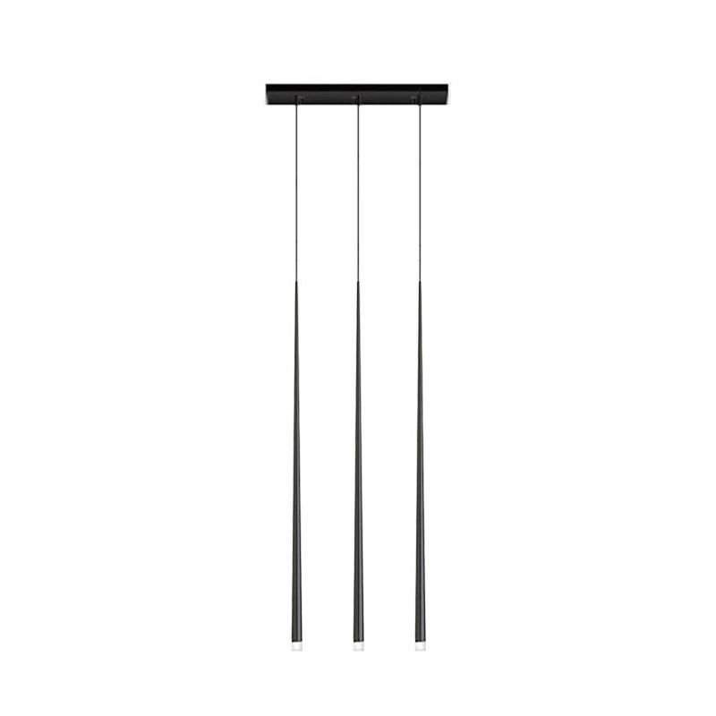 Reveno Kronleuchter Slender Cone Linear Schwarz Minimalistisch