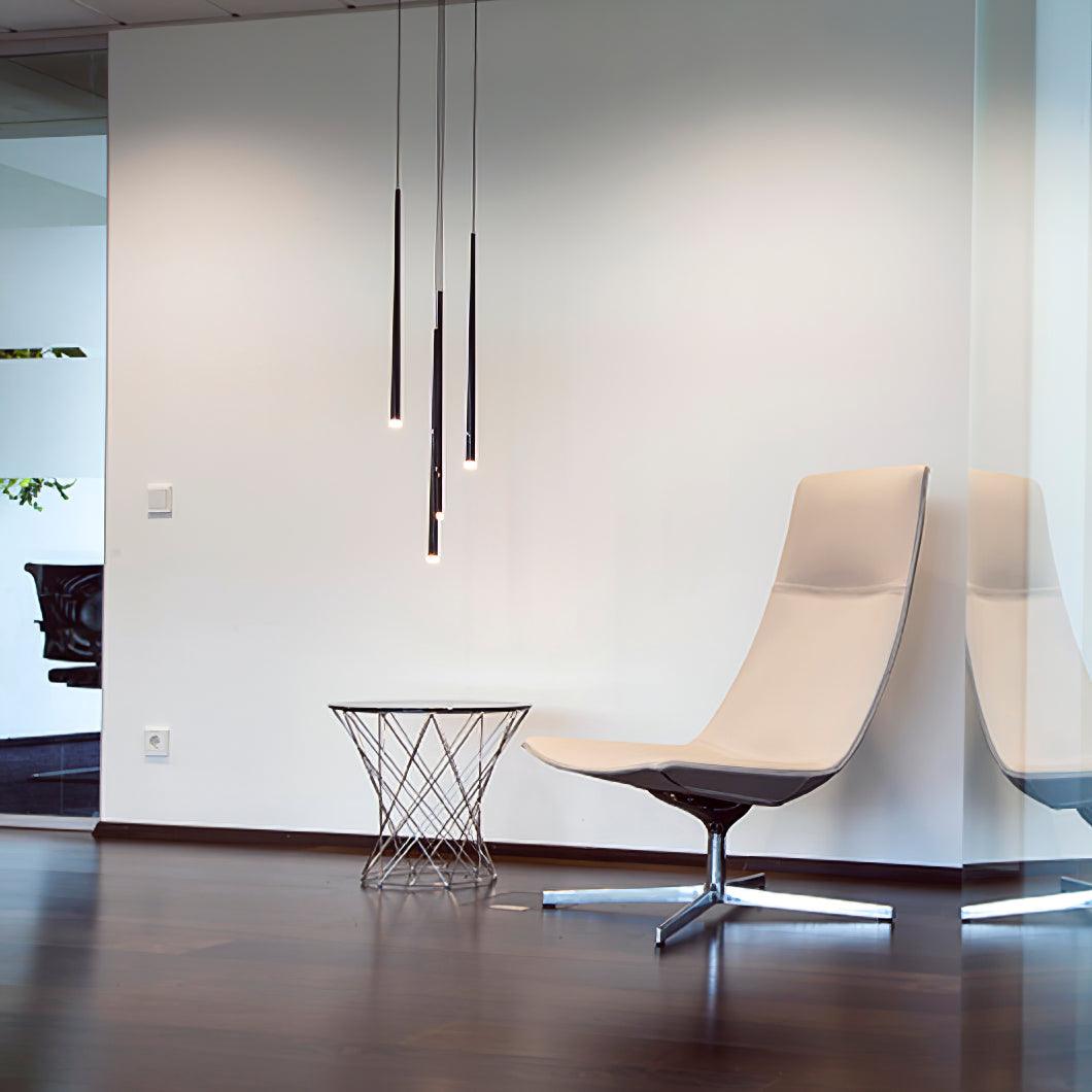 Reveno Kronleuchter Slender Cone Linear Schwarz Minimalistisch