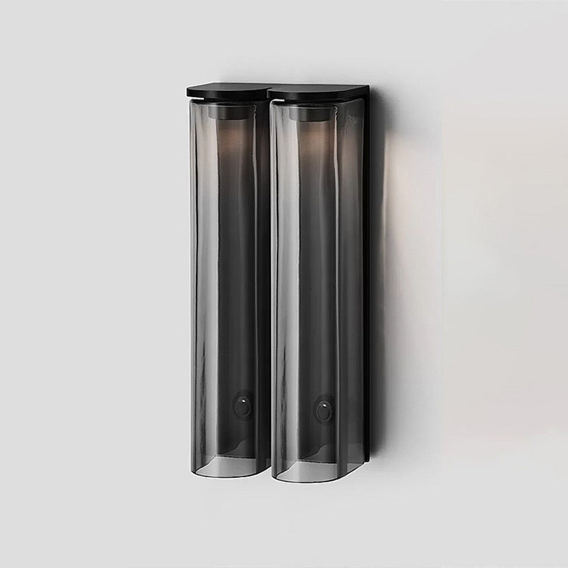 Eirisine Pendelleuchte aus Glas mit Wandleuchte