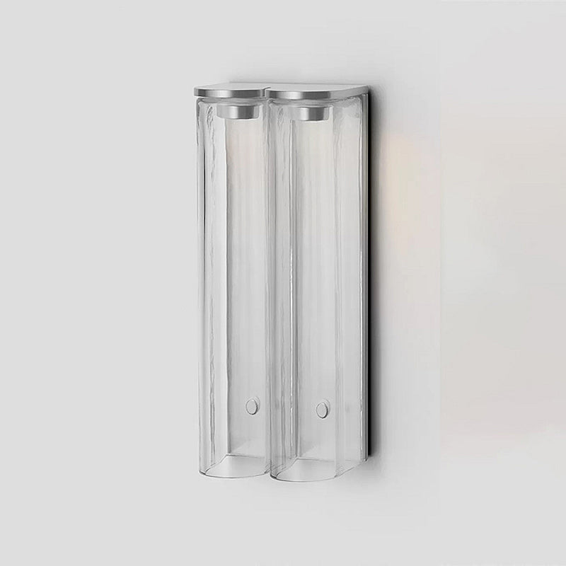 Eirisine Pendelleuchte aus Glas mit Wandleuchte
