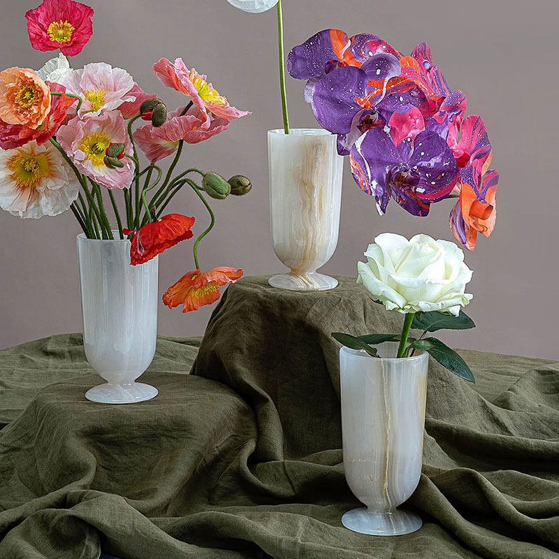 Ciranaine kleine Jade-Vase in Grün
