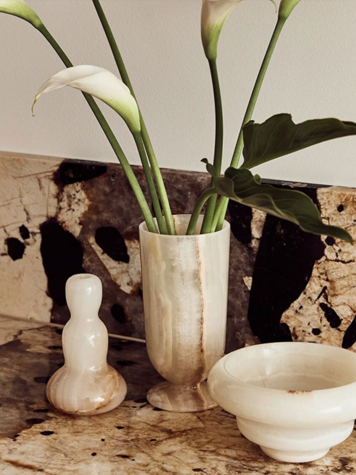 Ciranaine kleine Jade-Vase in Grün