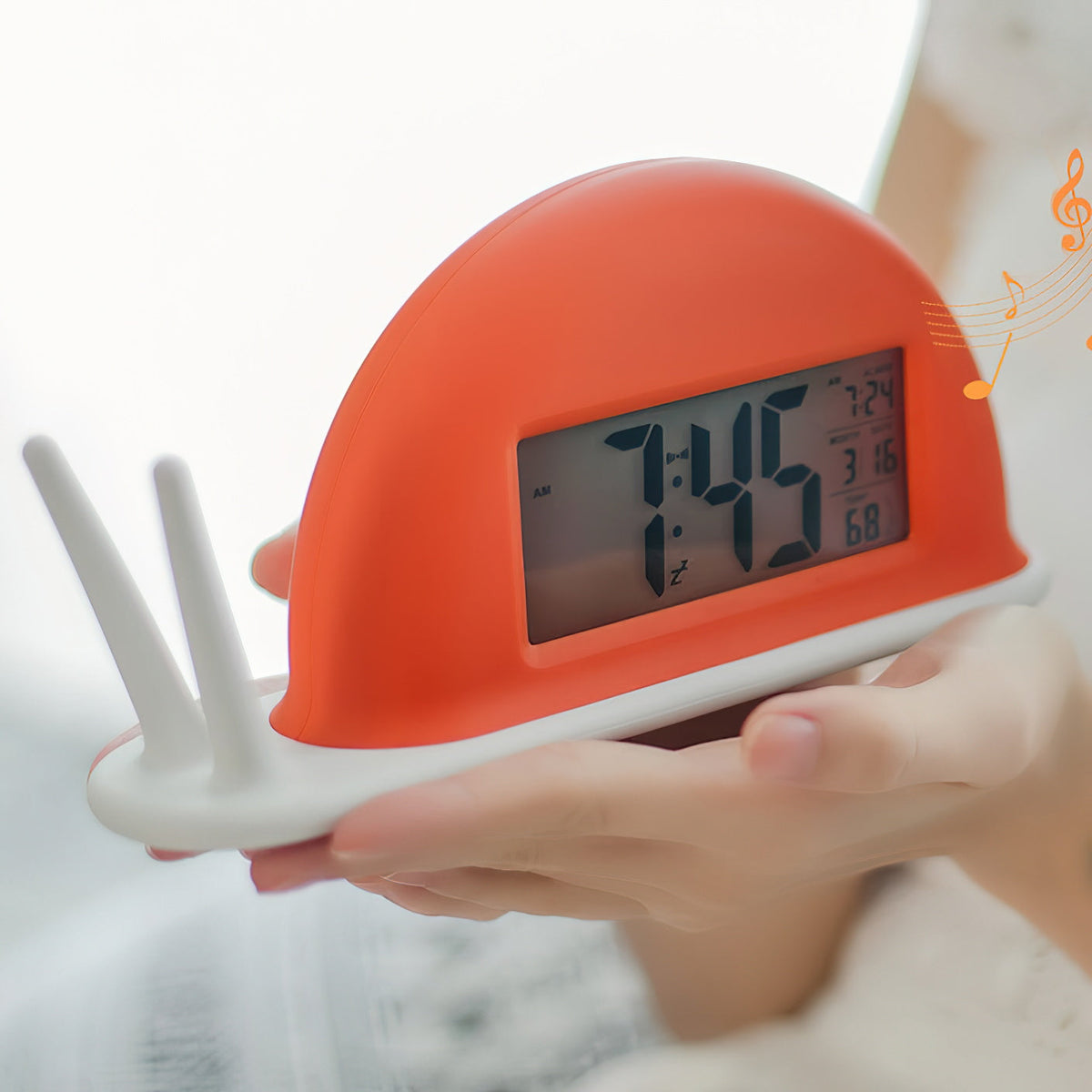 Ciriraya Wecker-Nachtlampe mit integrierter Batterie