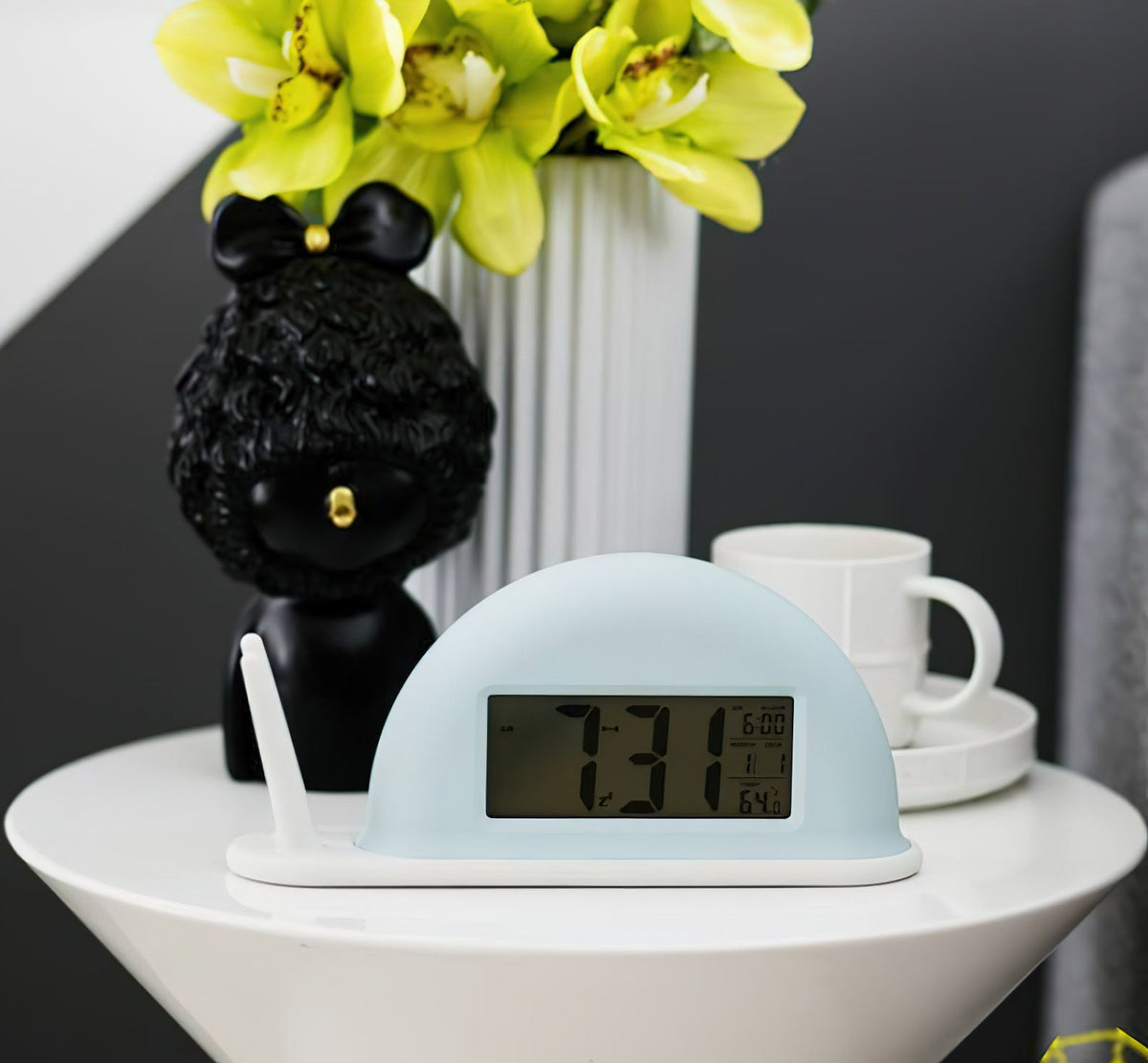 Ciriraya Wecker-Nachtlampe mit integrierter Batterie