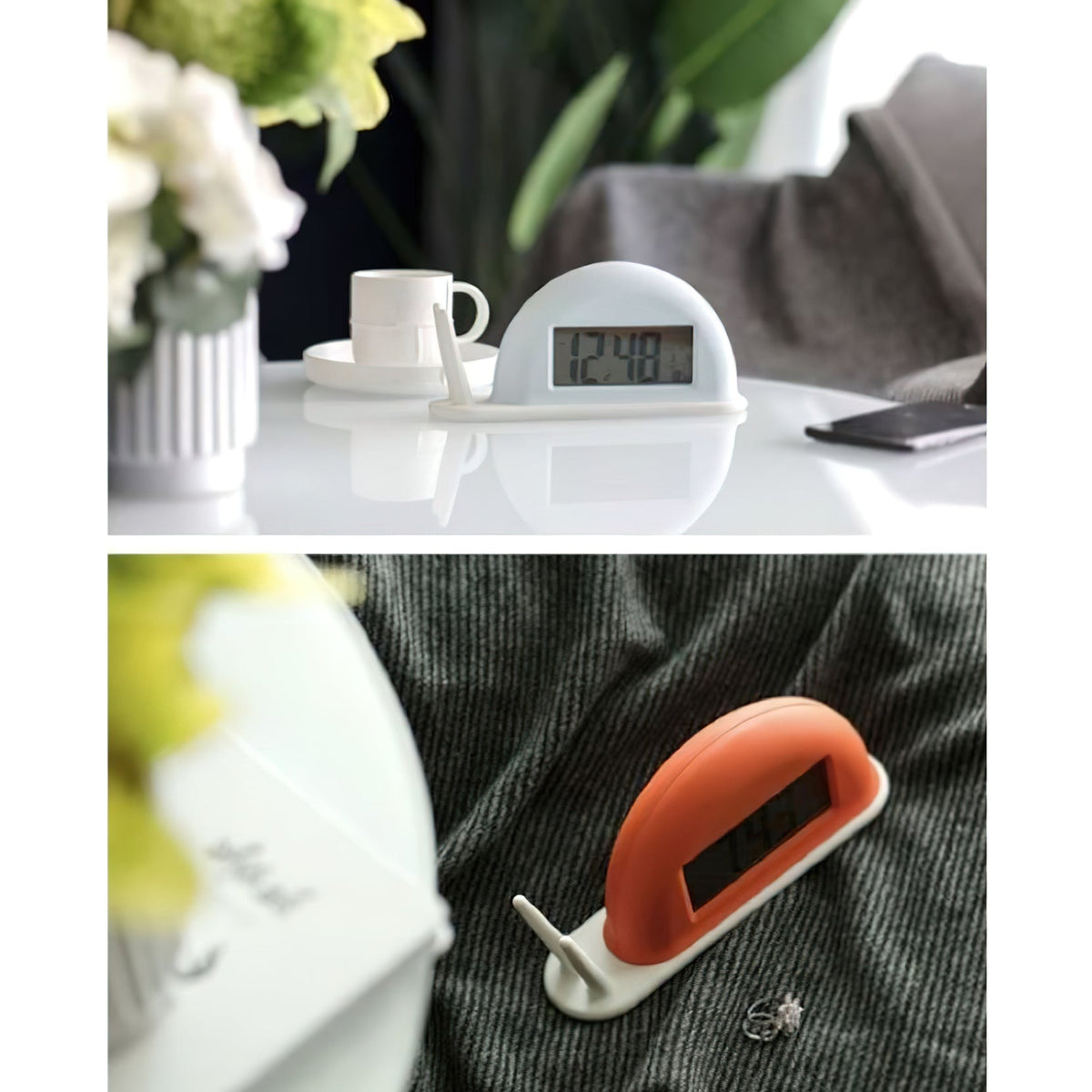 Ciriraya Wecker-Nachtlampe mit integrierter Batterie