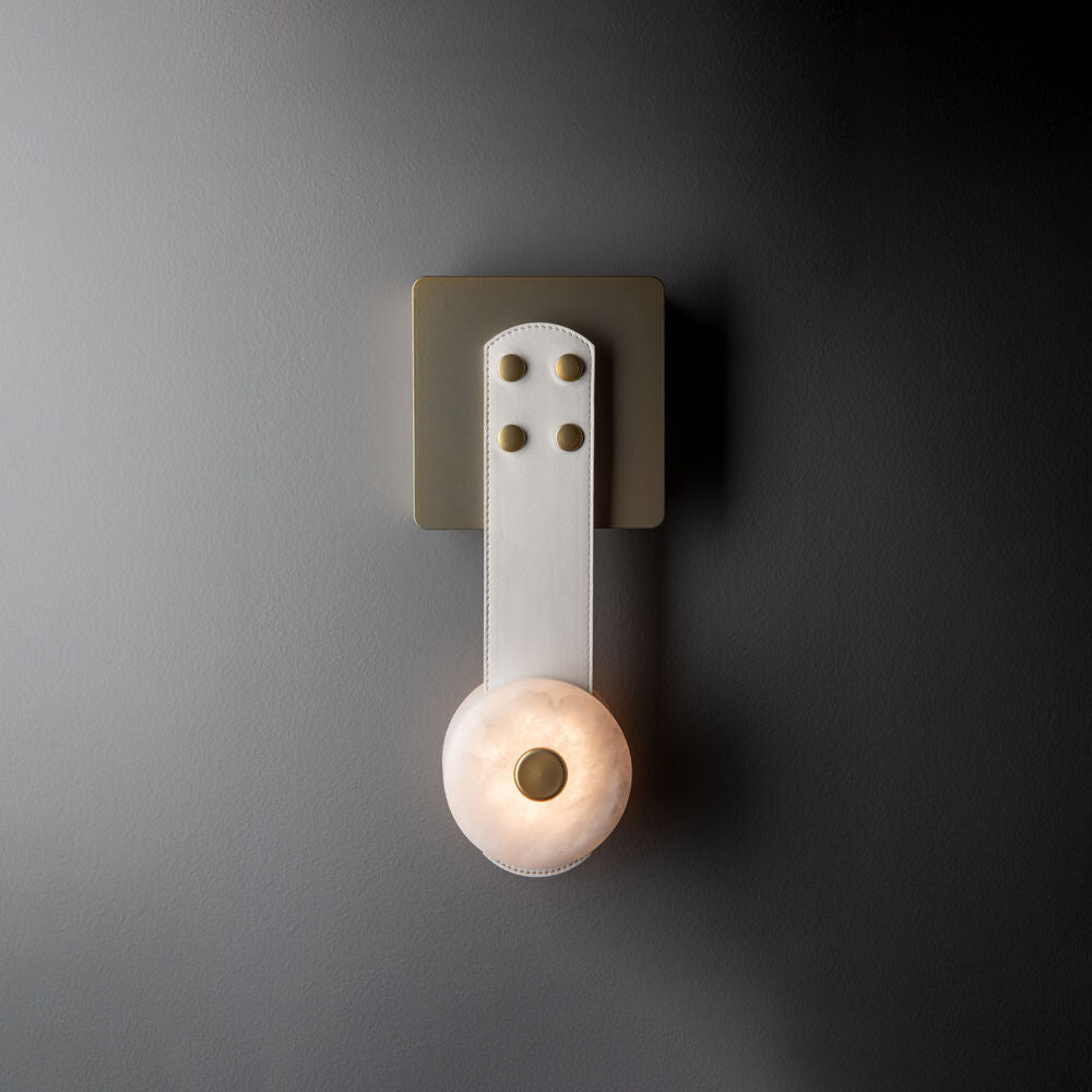Eirerora Alabaster-Wandleuchte