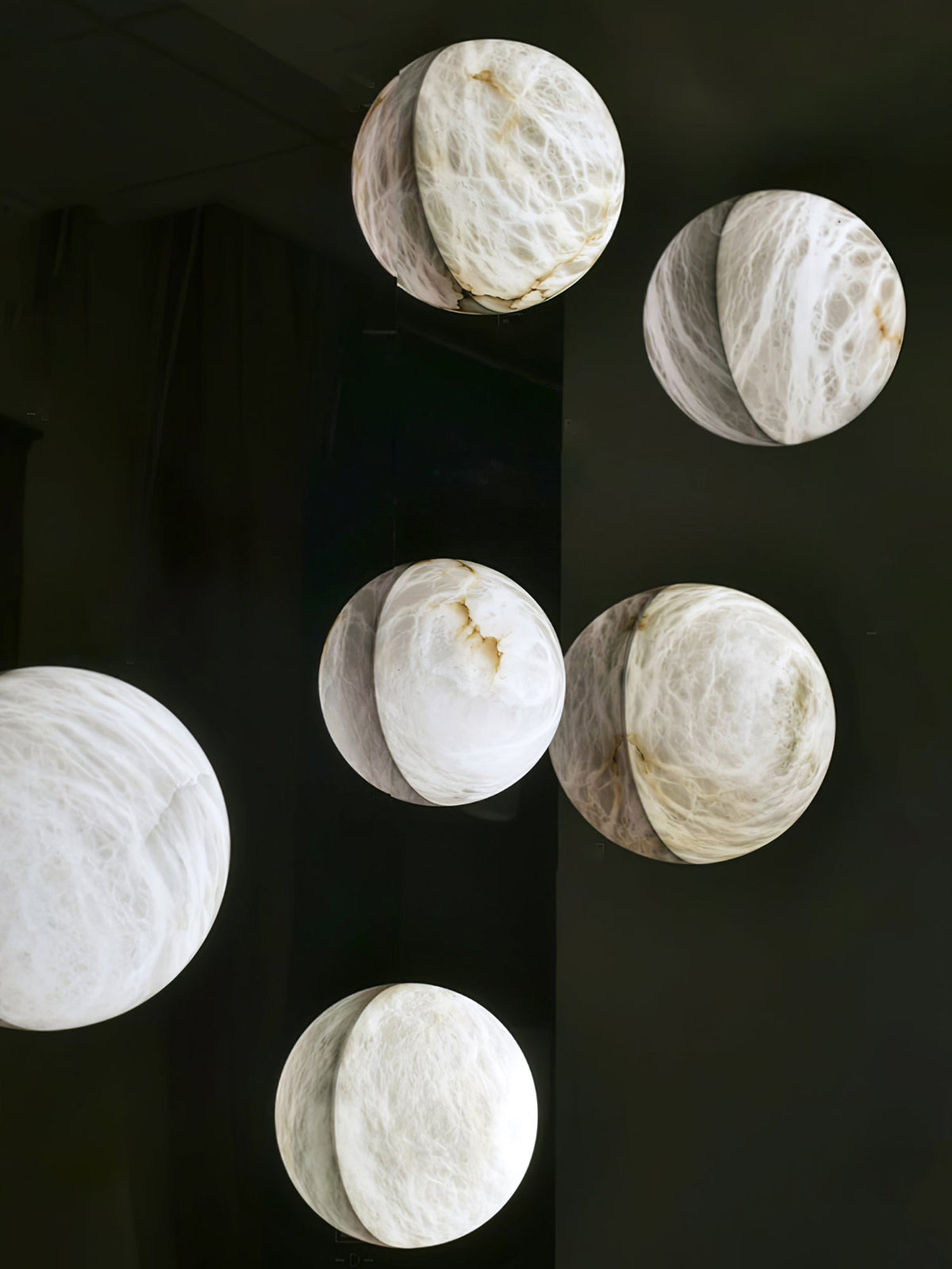 Albiaria Wabi-Sabi Alabaster-Wandleuchte