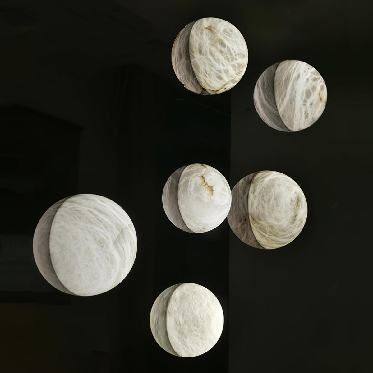 Albiaria Wabi-Sabi Alabaster-Wandleuchte