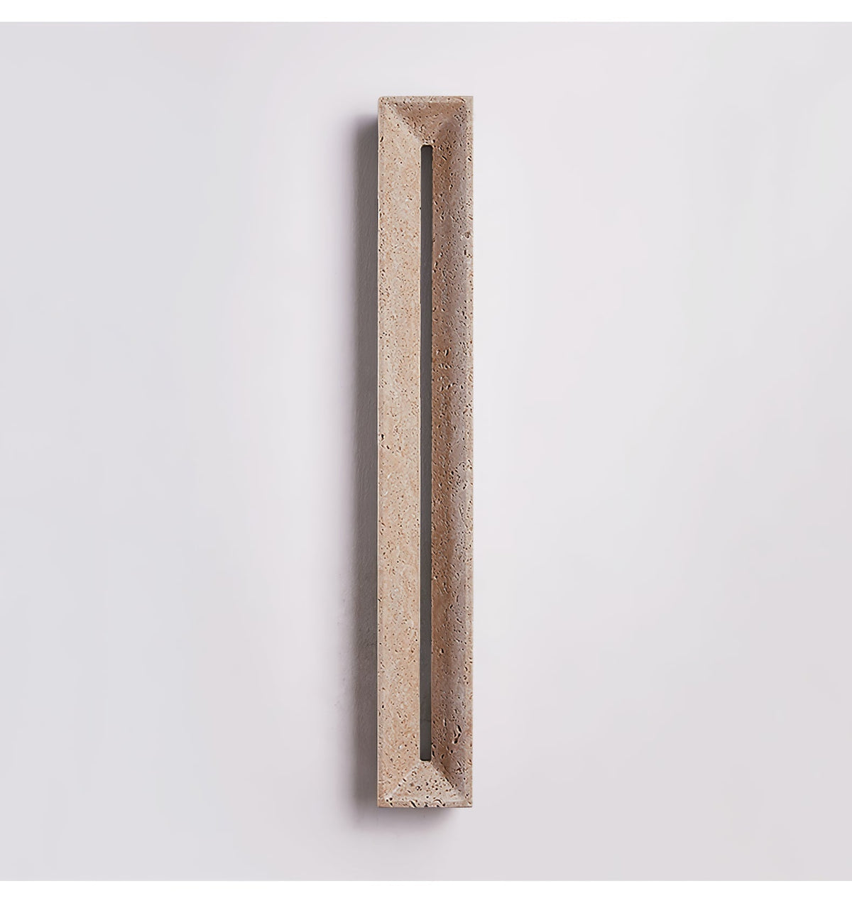 Dfi Minimalistische Wandleuchte aus Travertin in Gelb