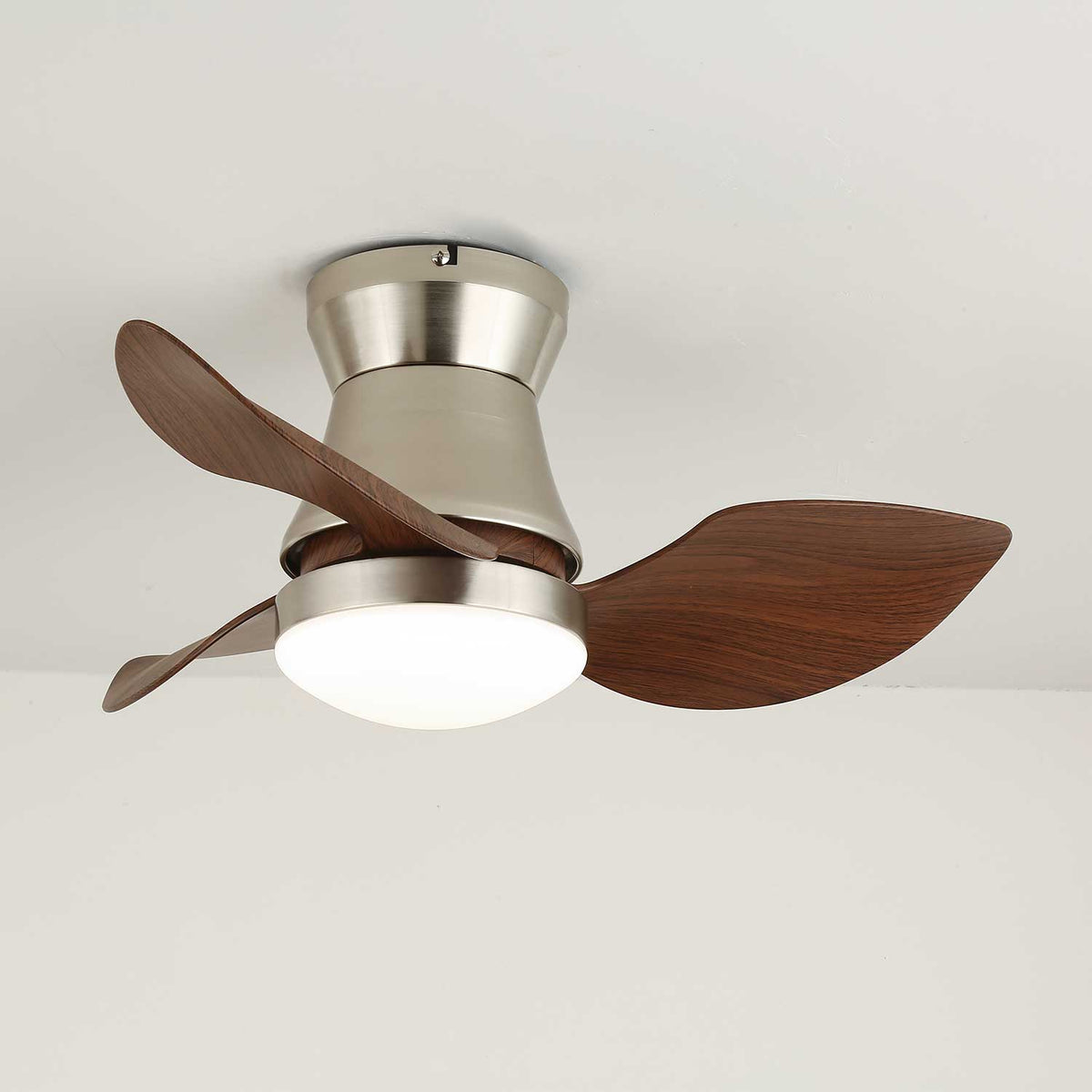Airlume zeitgenössische Deckenventilator mit Beleuchtung aus Holz