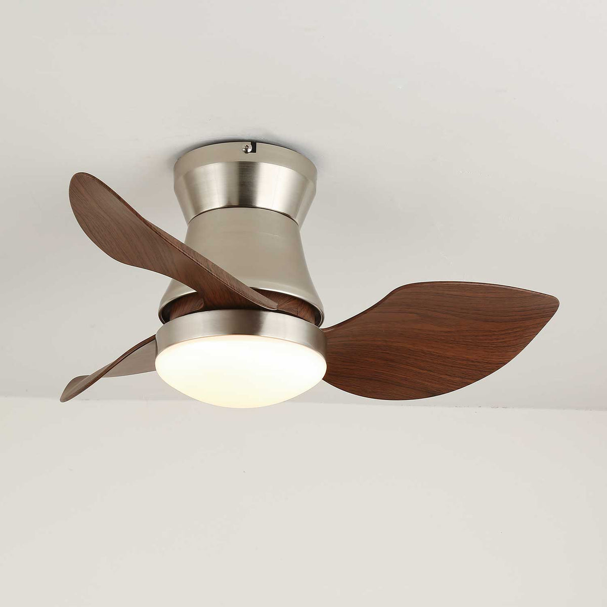 Airlume zeitgenössische Deckenventilator mit Beleuchtung aus Holz