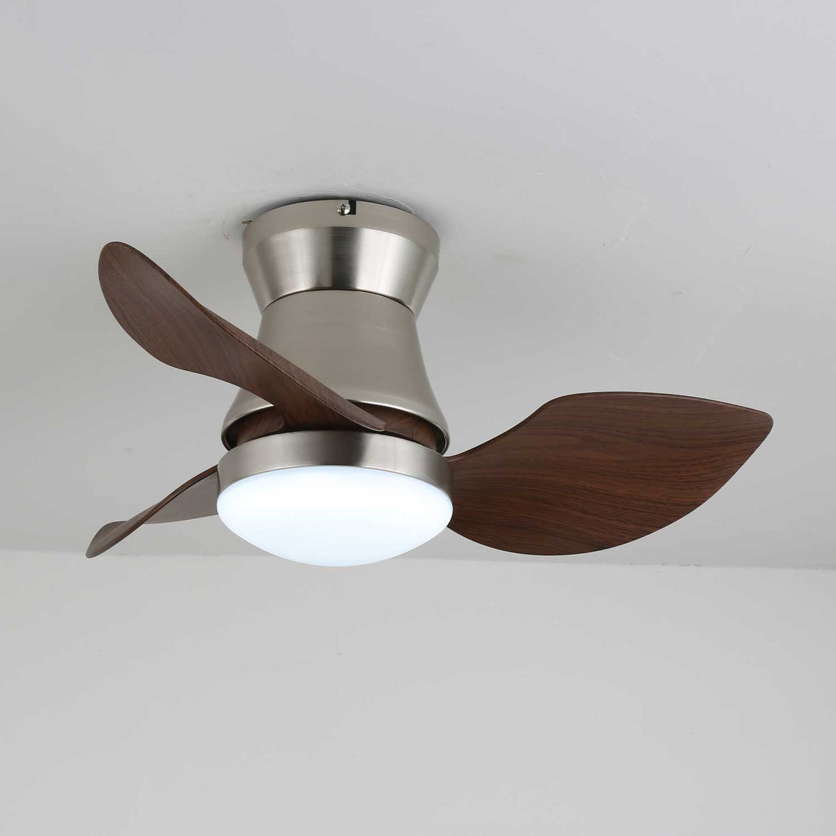 Airlume zeitgenössische Deckenventilator mit Beleuchtung aus Holz