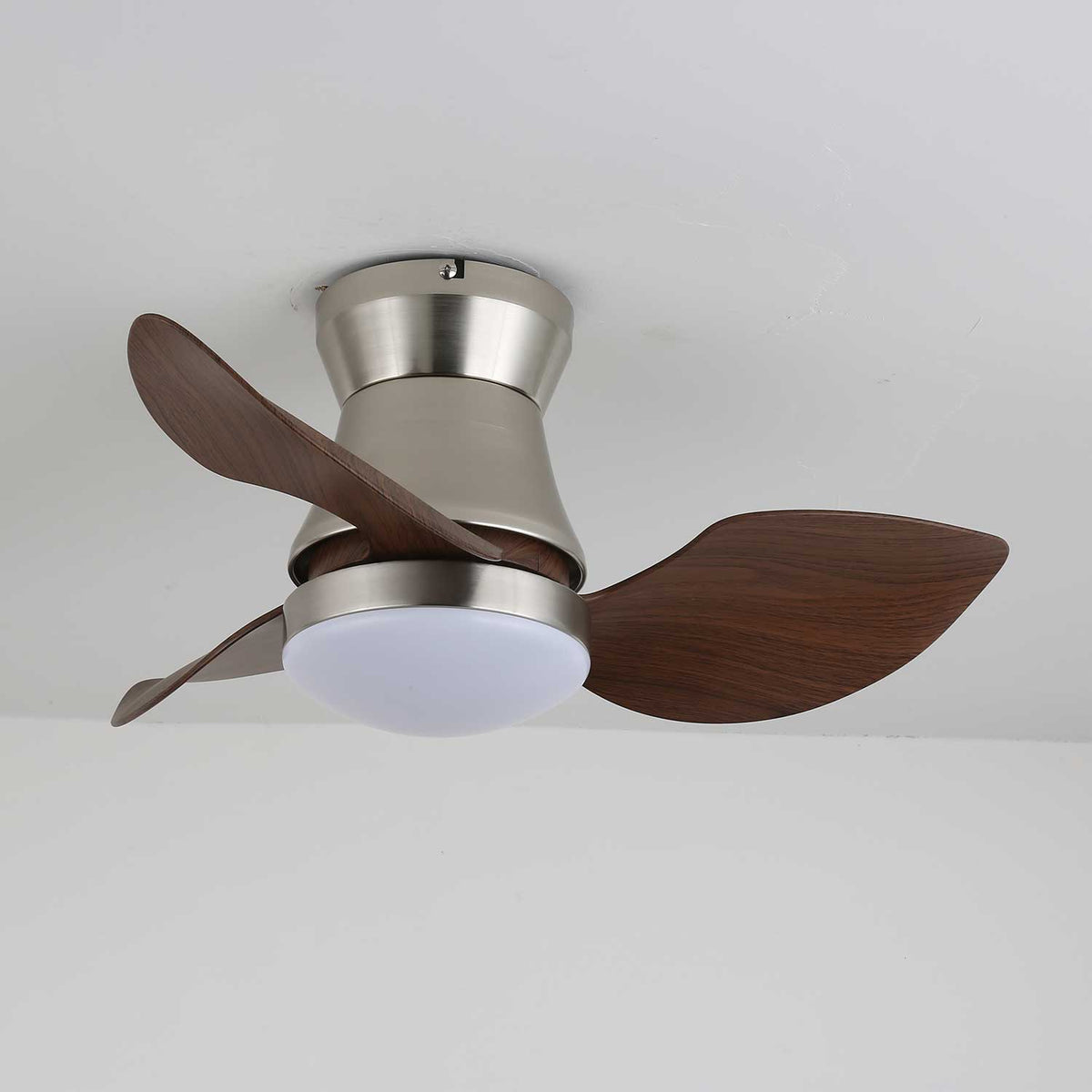 Airlume zeitgenössische Deckenventilator mit Beleuchtung aus Holz