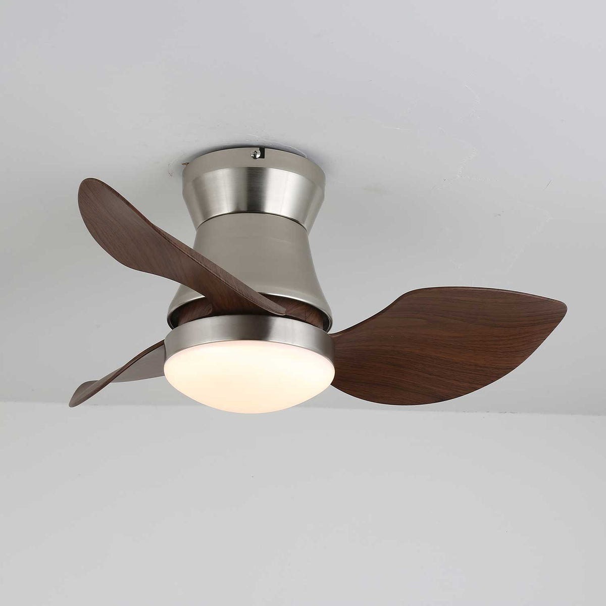 Airlume zeitgenössische Deckenventilator mit Beleuchtung aus Holz