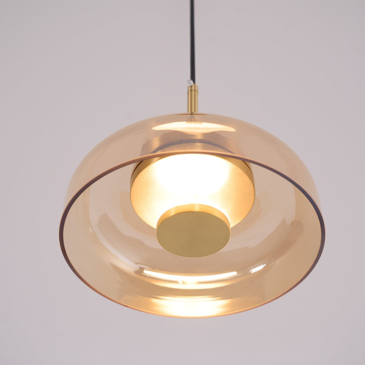 Liorenia Pendelleuchte Transparentes Glas Schlicht