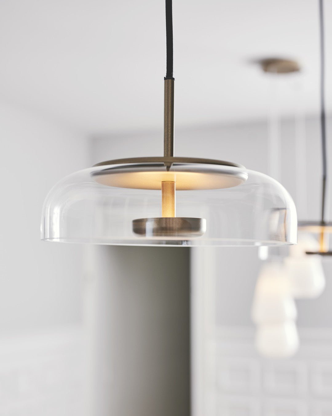 Liorenia Pendelleuchte Transparentes Glas Schlicht