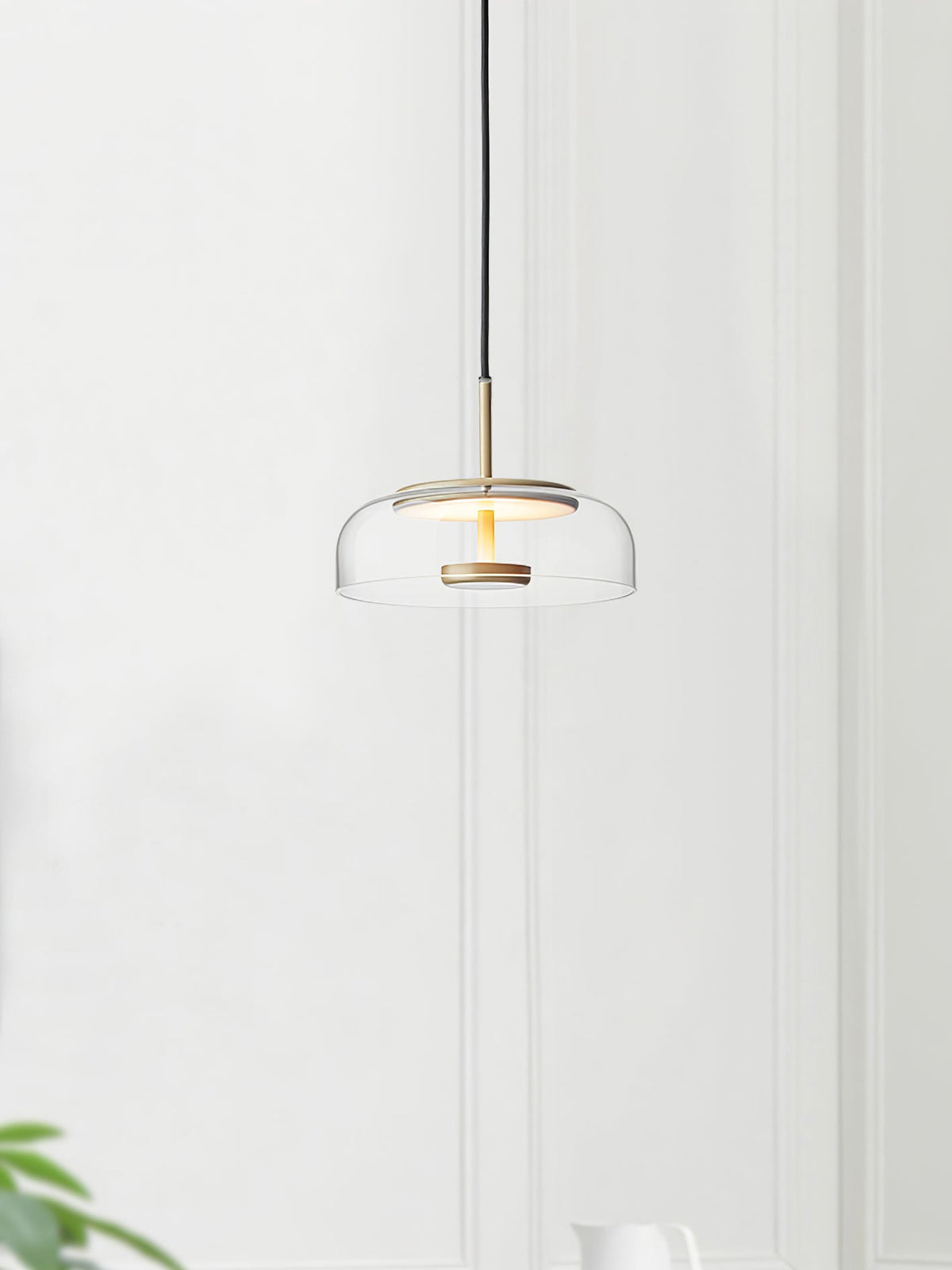 Liorenia Pendelleuchte Transparentes Glas Schlicht
