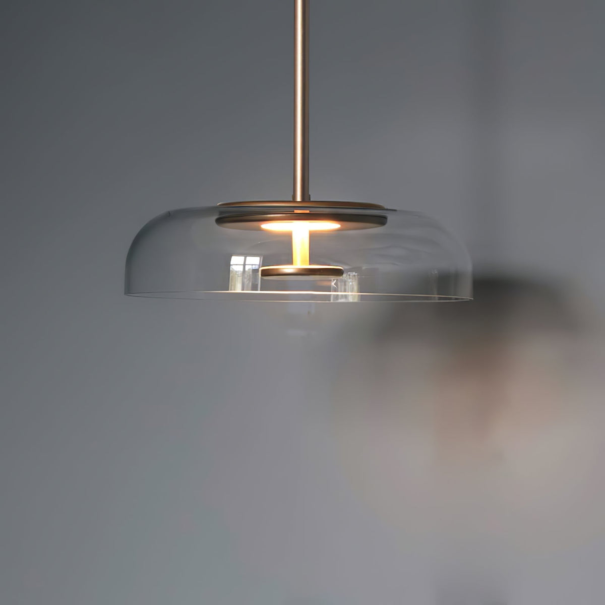 Liorenia Pendelleuchte Transparentes Glas Schlicht