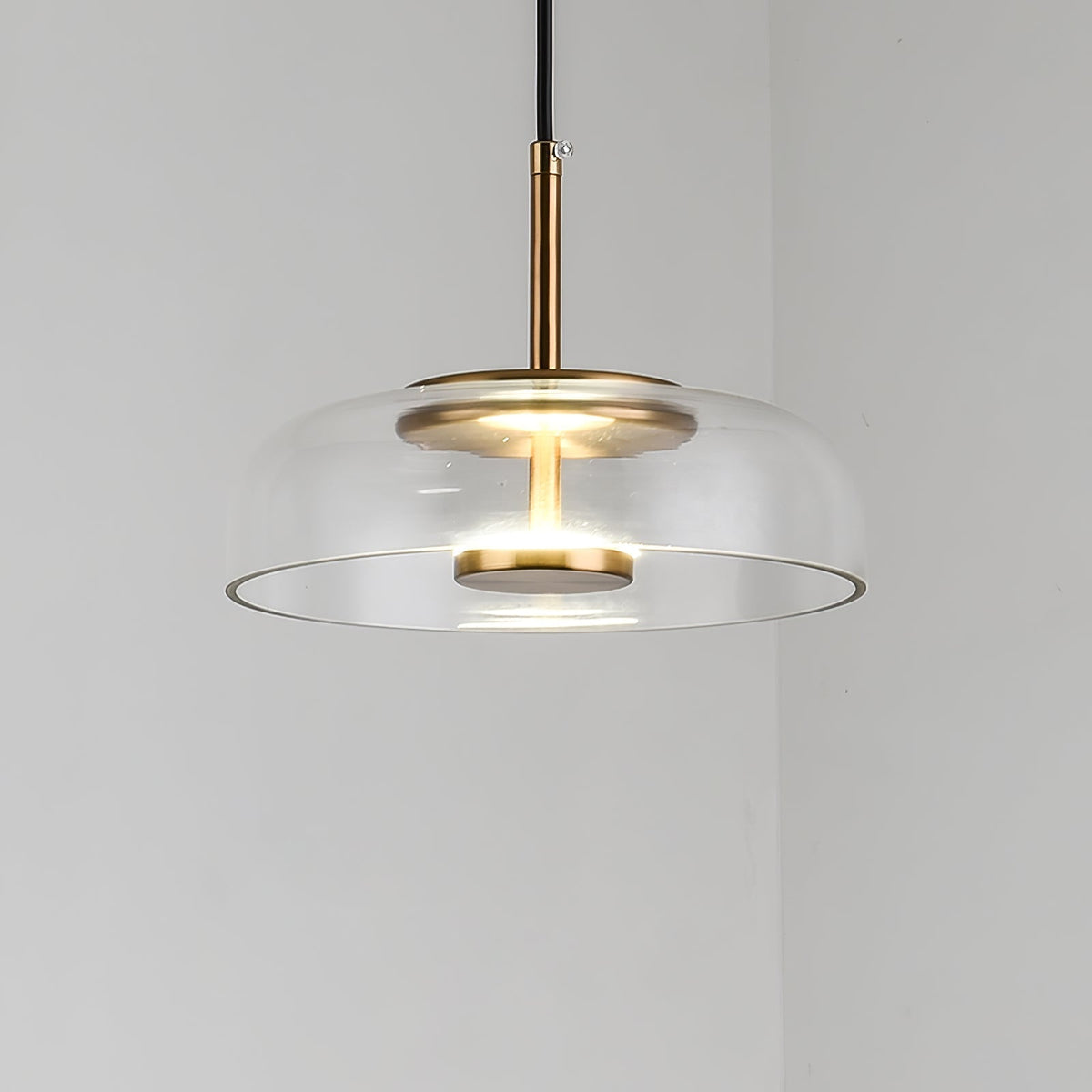 Liorenia Pendelleuchte Transparentes Glas Schlicht