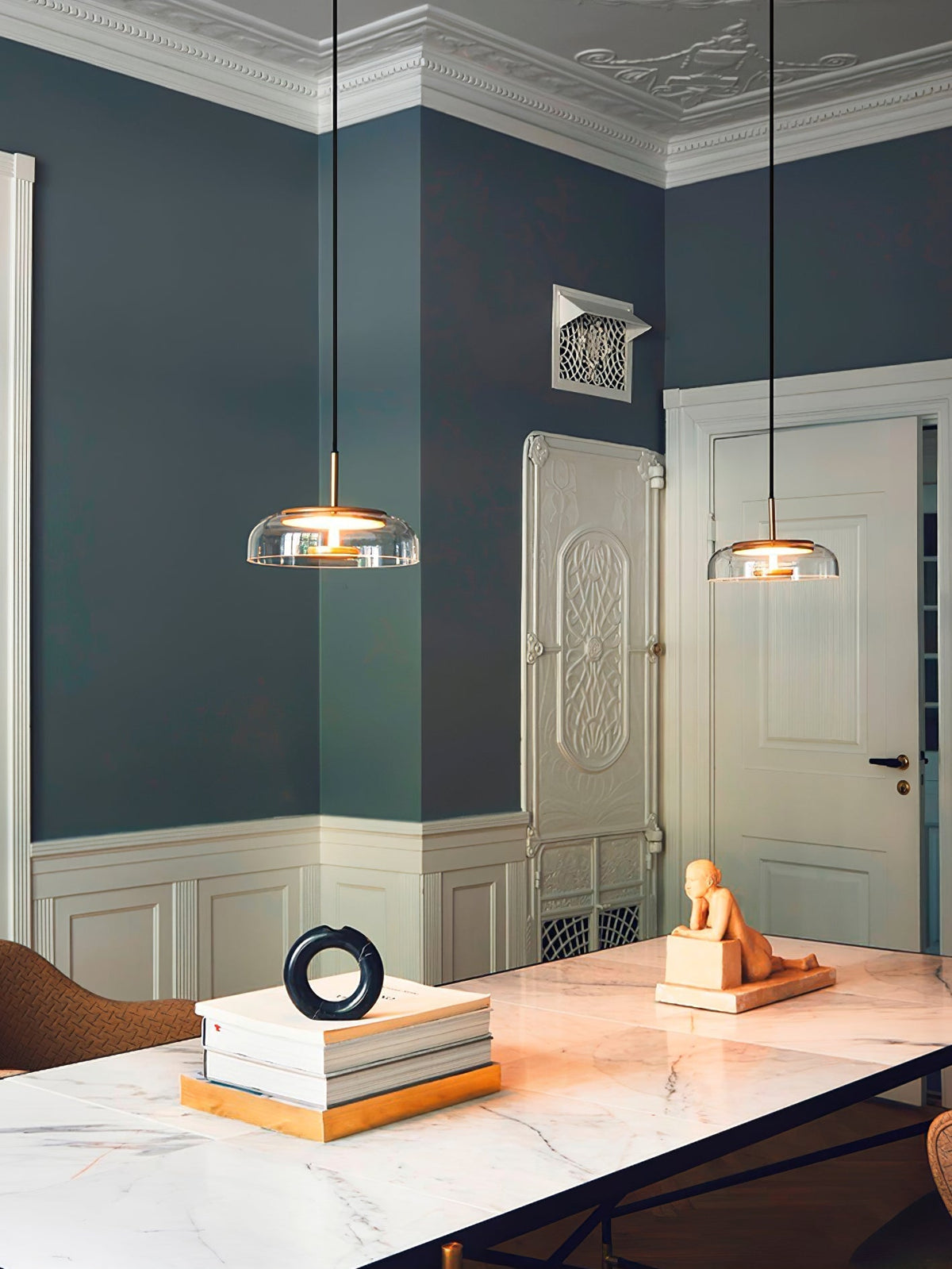 Liorenia Pendelleuchte Transparentes Glas Schlicht