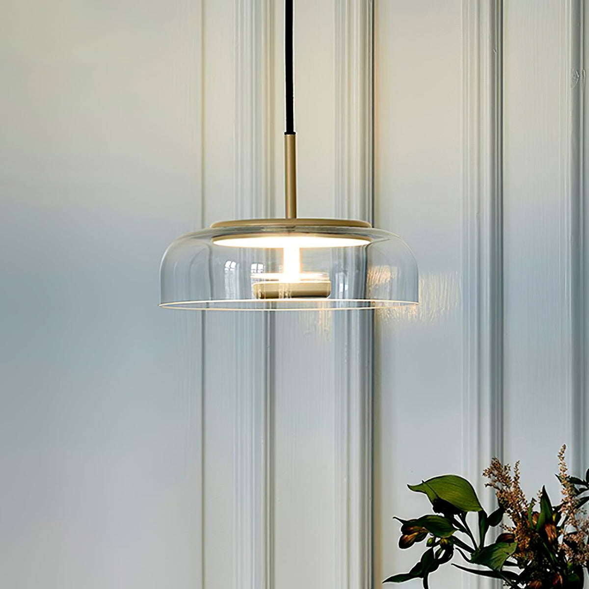 Liorenia Pendelleuchte Transparentes Glas Schlicht