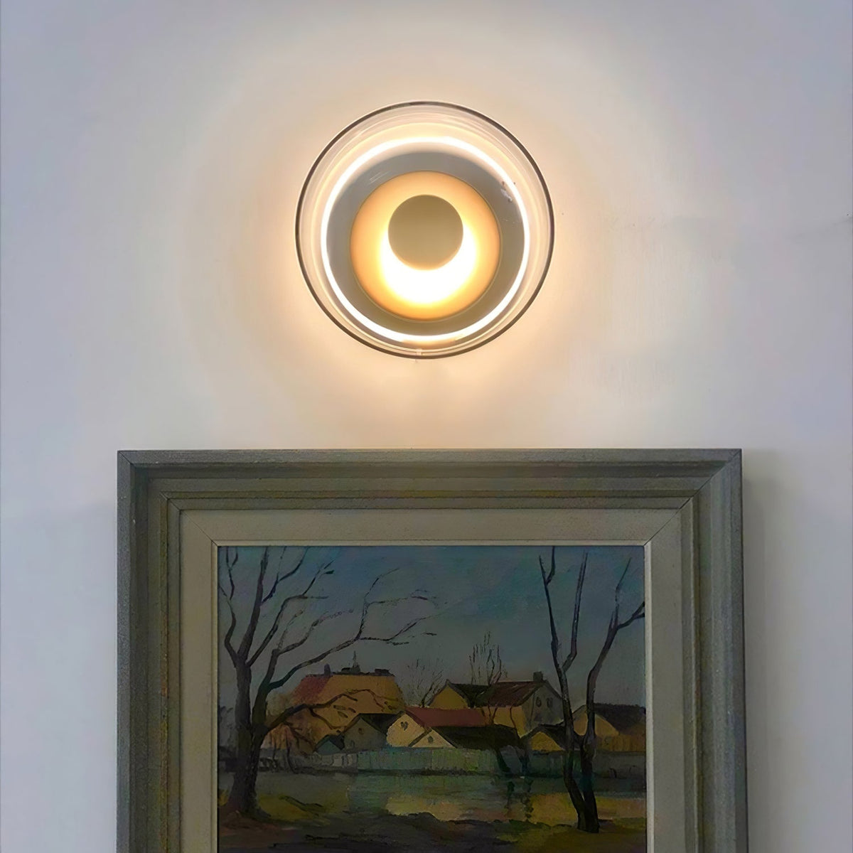 Aether Messing-Glas-Wandleuchte