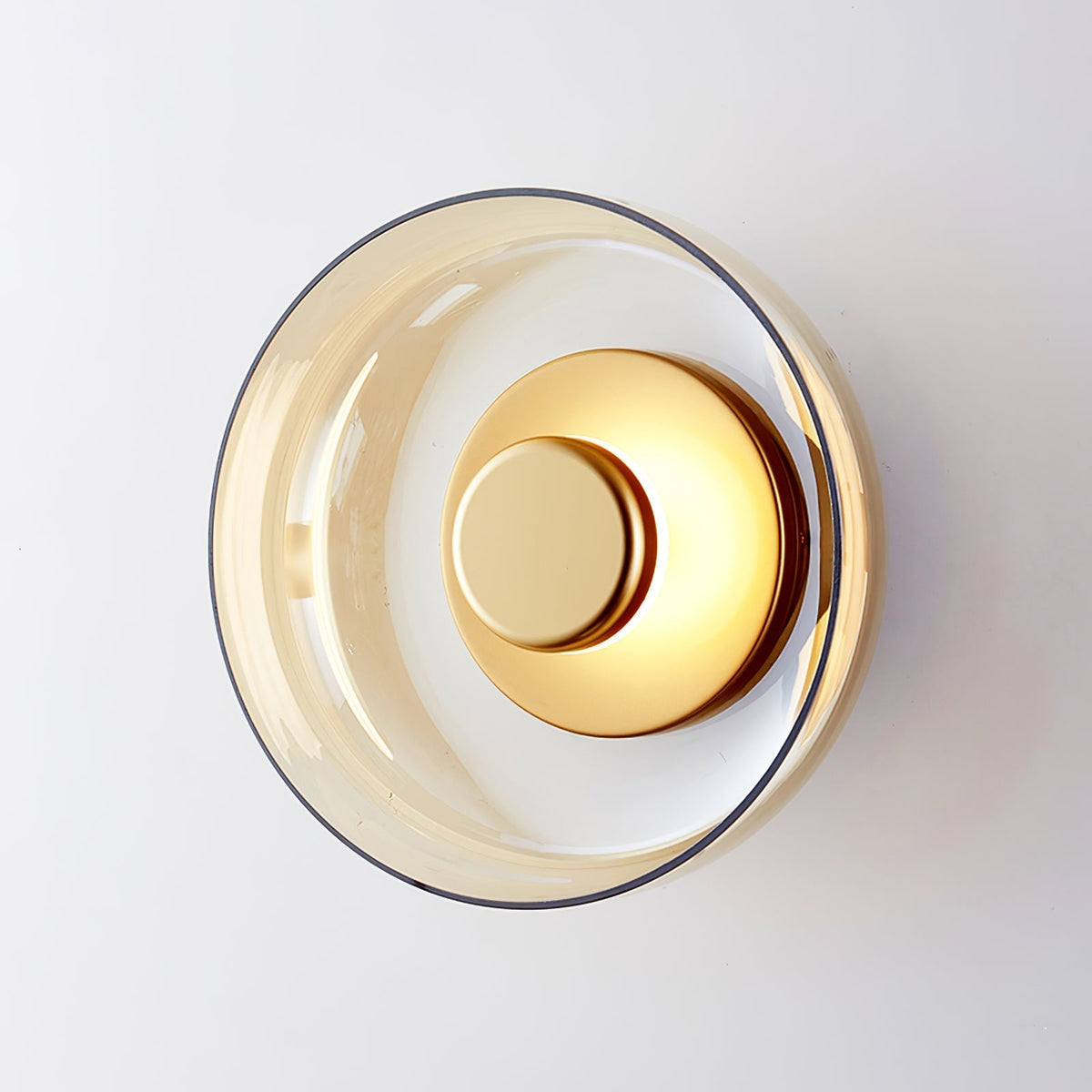 Aether Messing-Glas-Wandleuchte