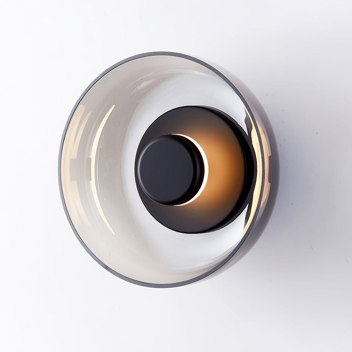 Aether Messing-Glas-Wandleuchte