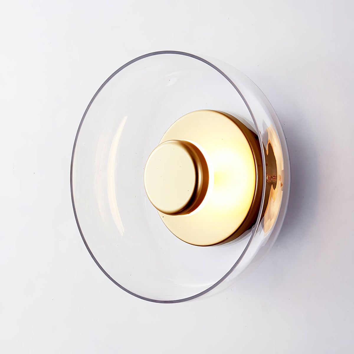Aether Messing-Glas-Wandleuchte