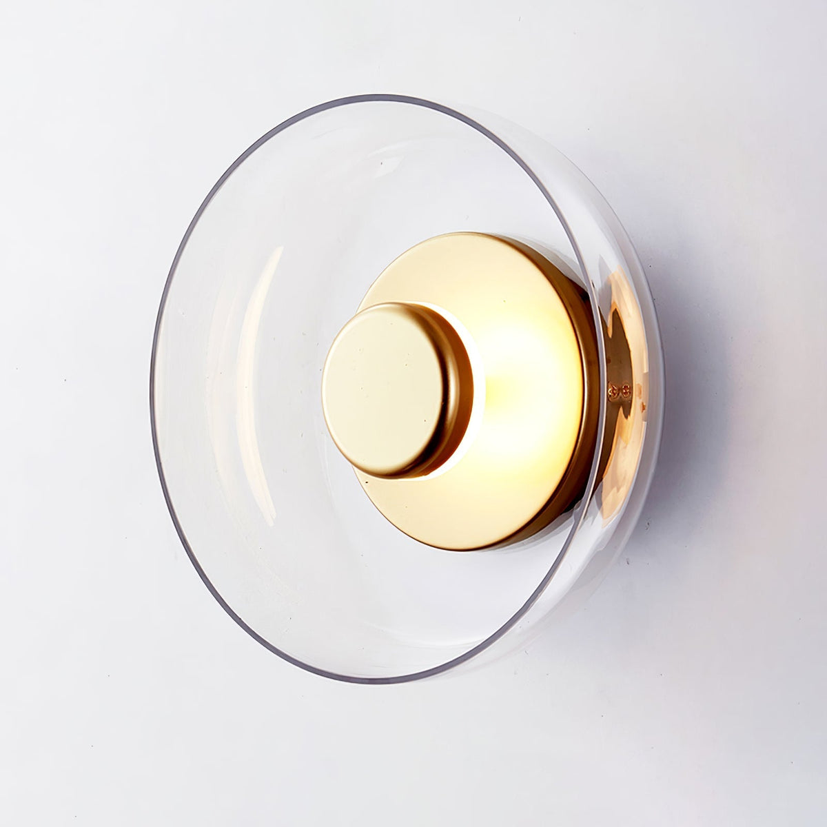 Aether Messing-Glas-Wandleuchte