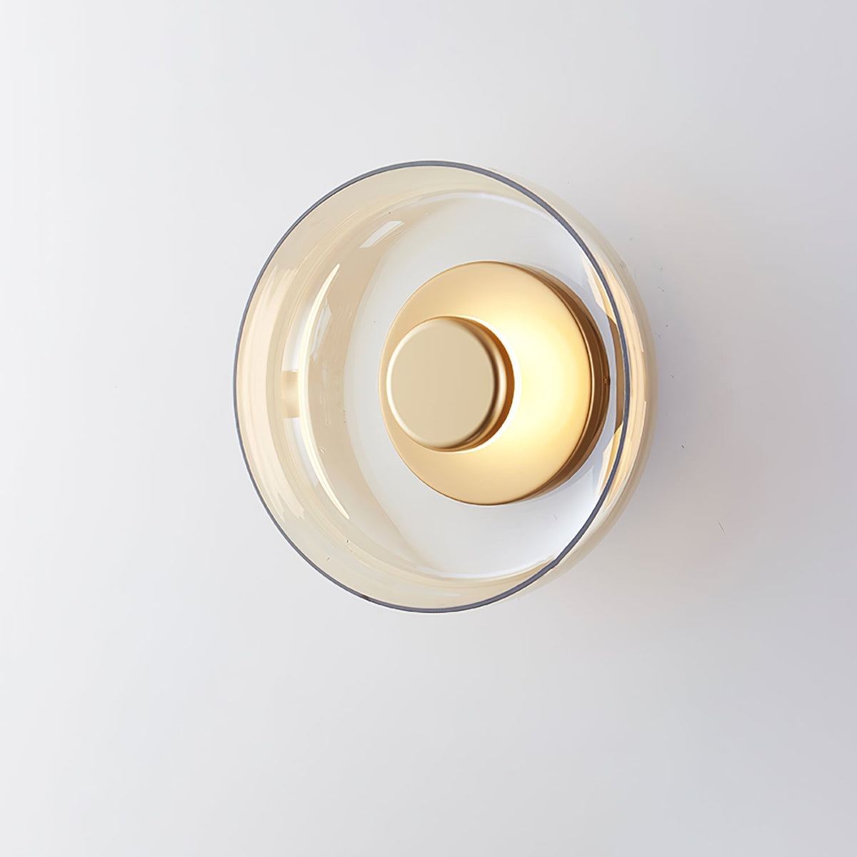 Aether Messing-Glas-Wandleuchte
