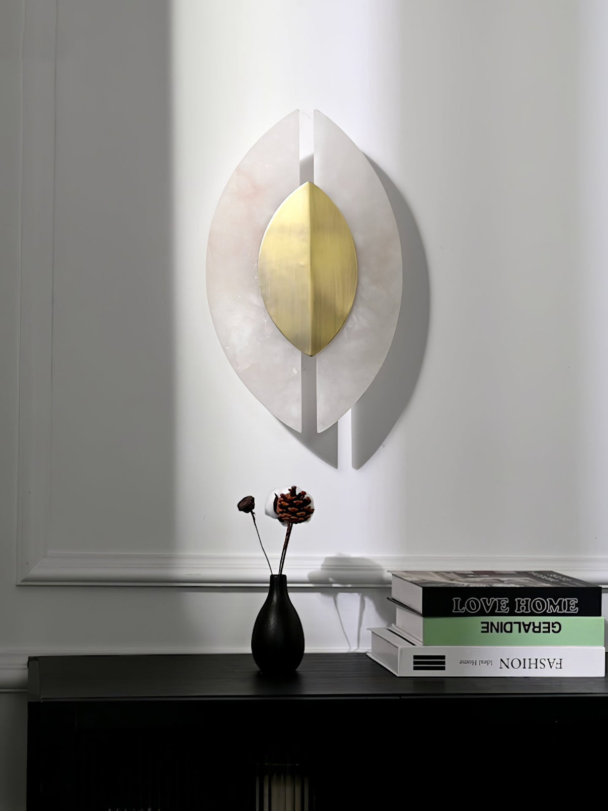 Avenanise Alabaster-Wandleuchte