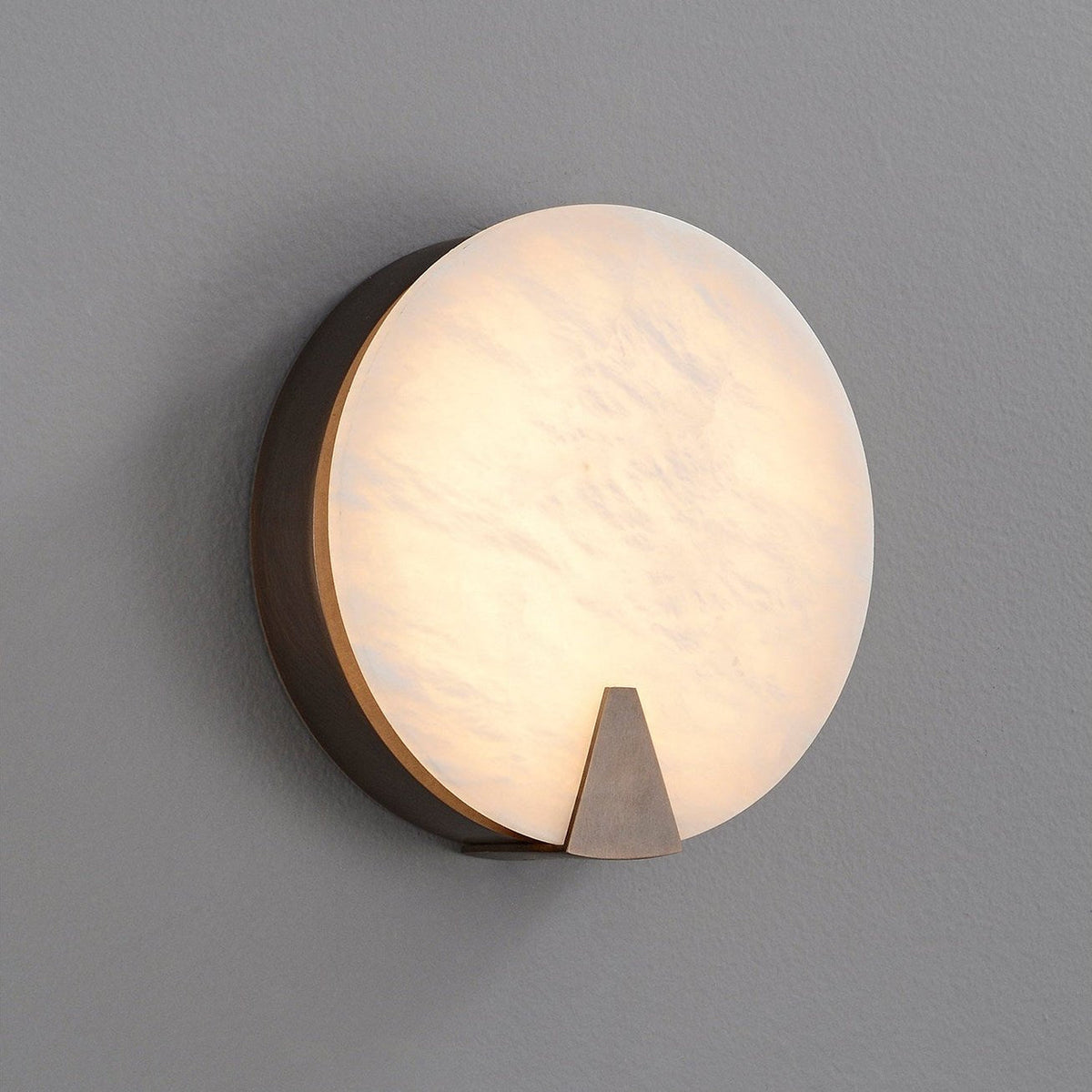 Albirira Halo Alabaster-Wandleuchte
