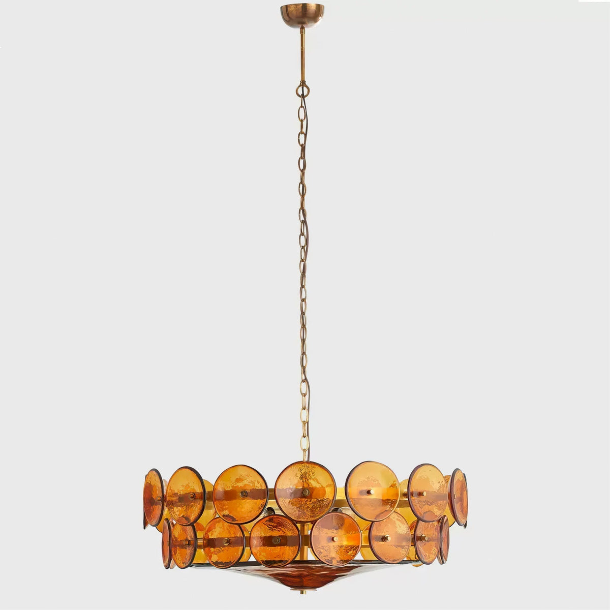Eirinena Kronleuchter Kronleuchte Murano-Glas-Scheiben Vintage