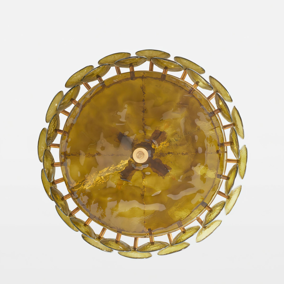 Eirinena Kronleuchter Kronleuchte Murano-Glas-Scheiben Vintage