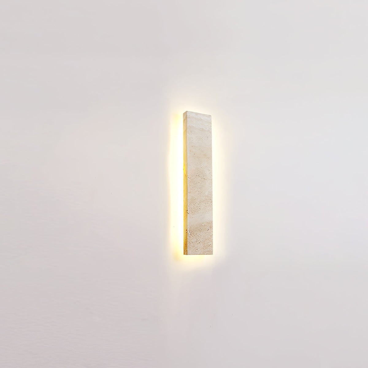 Tavoelia Slim Rectangle Travertine Linear Wandleuchte