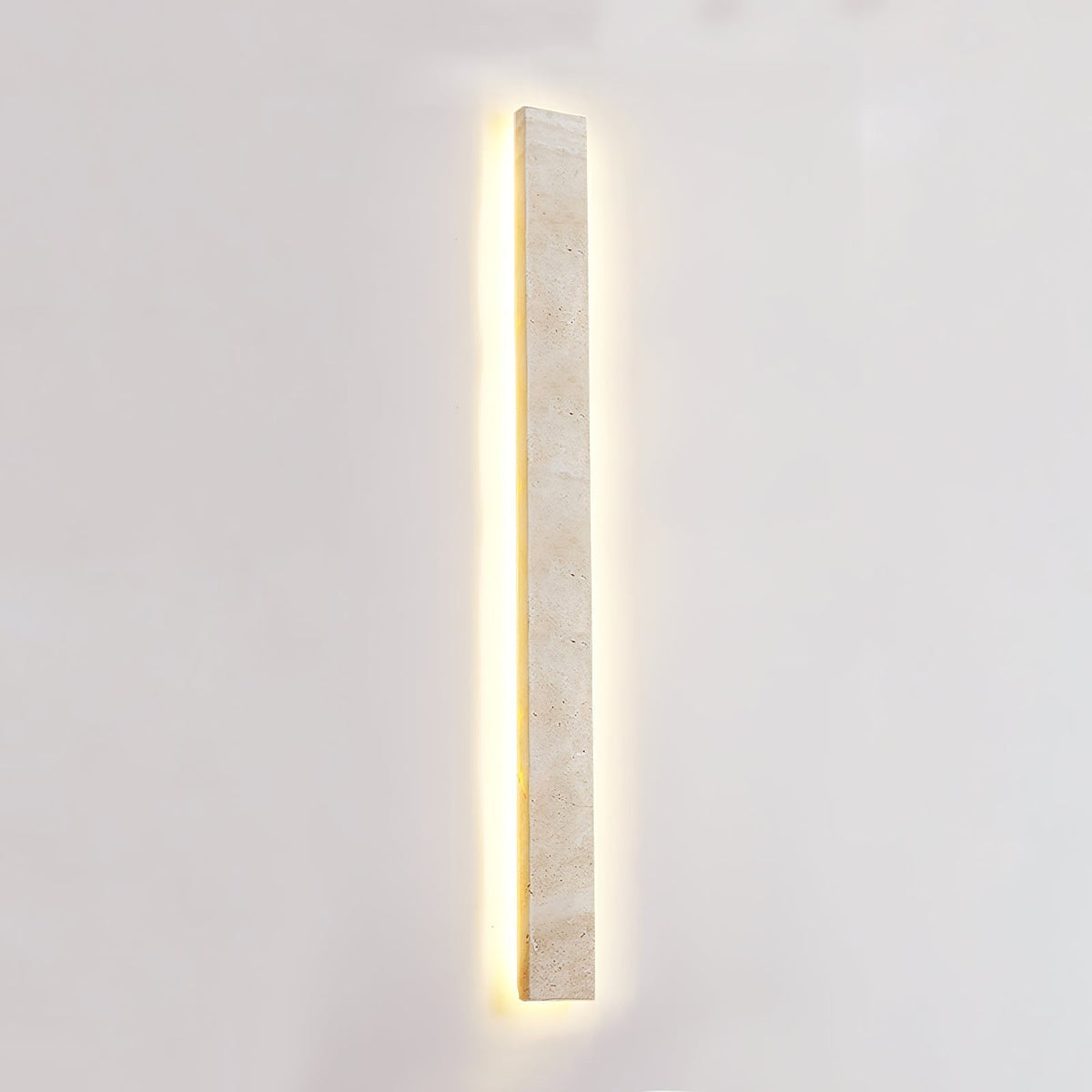 Tavoelia Slim Rectangle Travertine Linear Wandleuchte