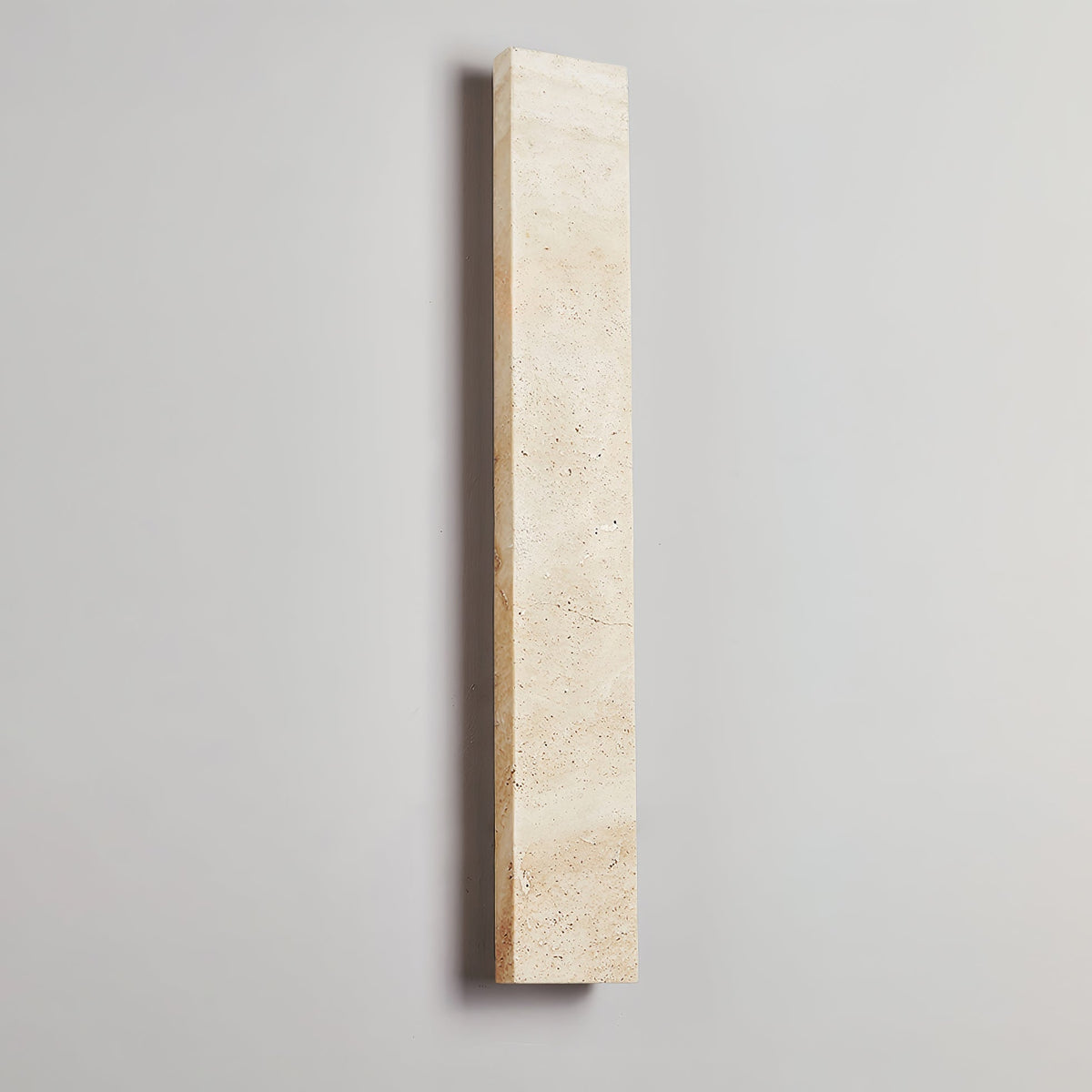 Tavoelia Slim Rectangle Travertine Linear Wandleuchte
