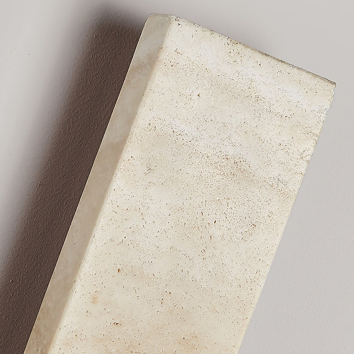 Tavoelia Slim Rectangle Travertine Linear Wandleuchte