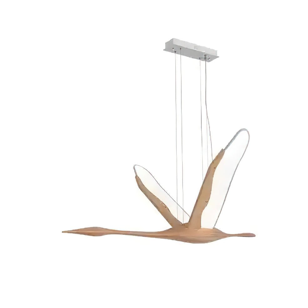 Syloine moderne Pendelleuchte aus Holz