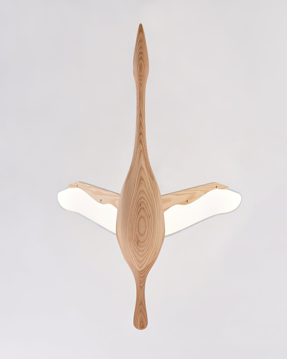 Syloine moderne Pendelleuchte aus Holz