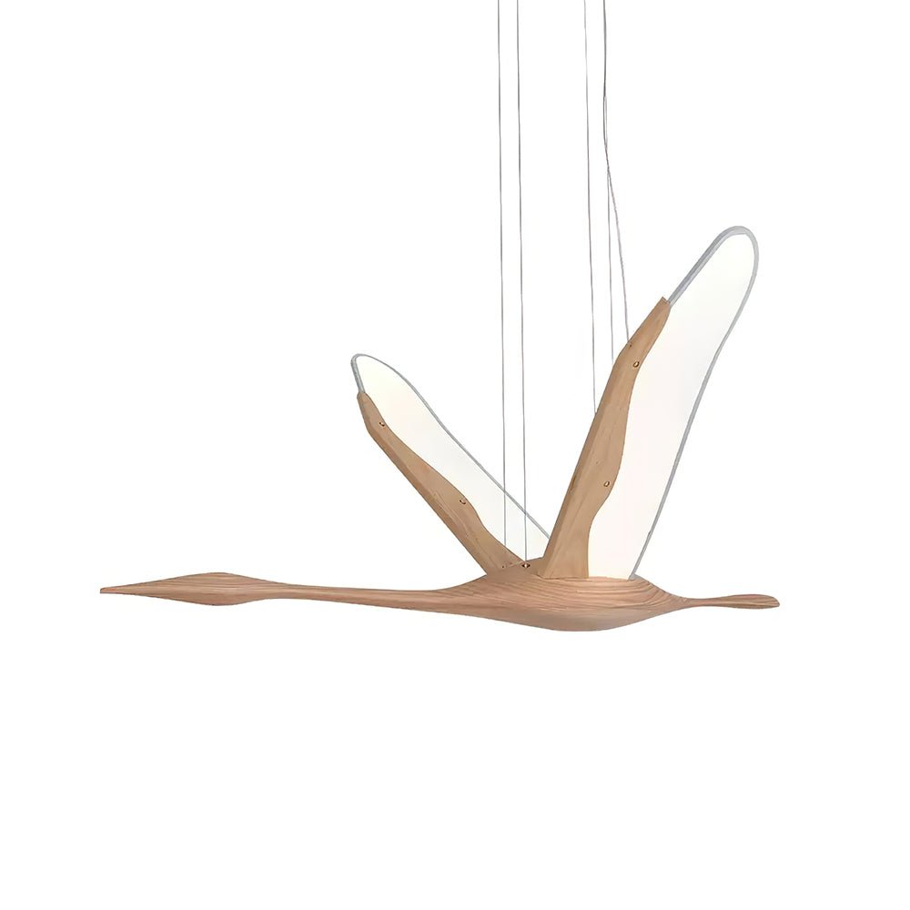 Syloine moderne Pendelleuchte aus Holz