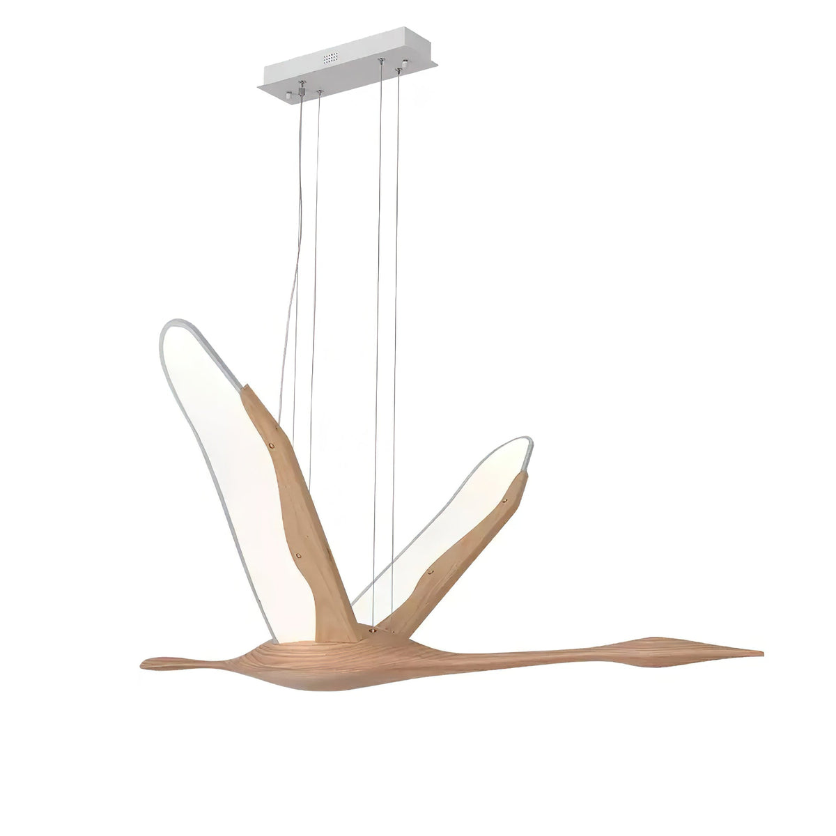 Syloine moderne Pendelleuchte aus Holz