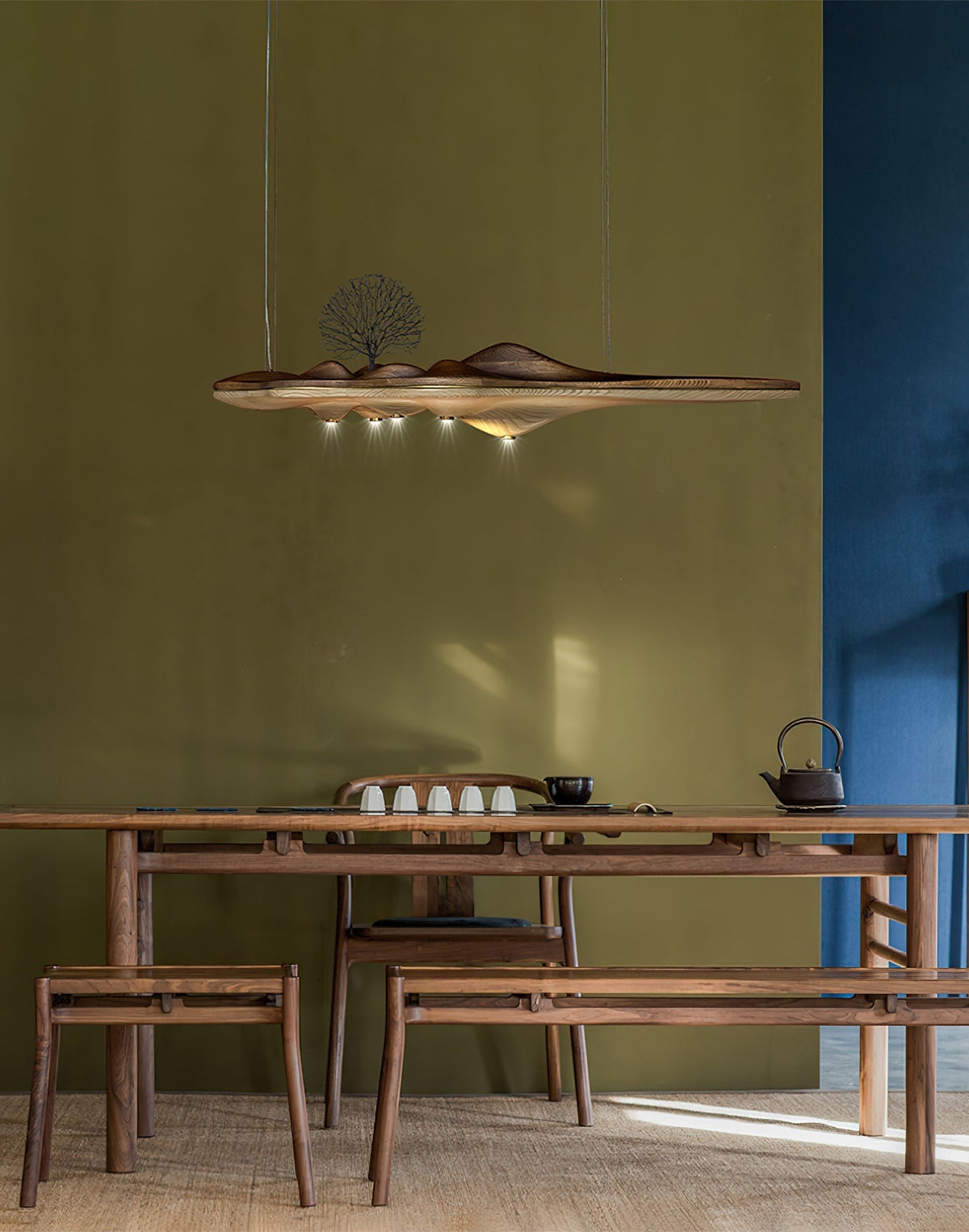 Tolven Premium Elegance Pendelleuchte aus Holz