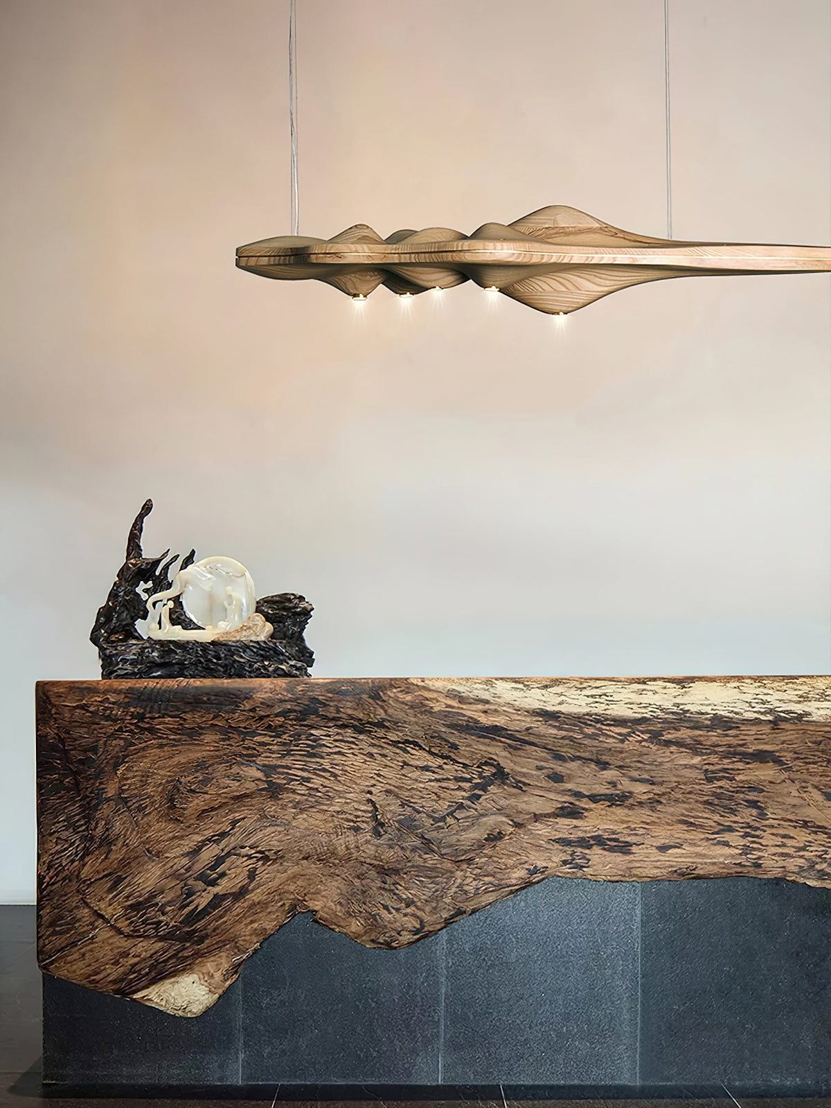 Tolven Premium Elegance Pendelleuchte aus Holz