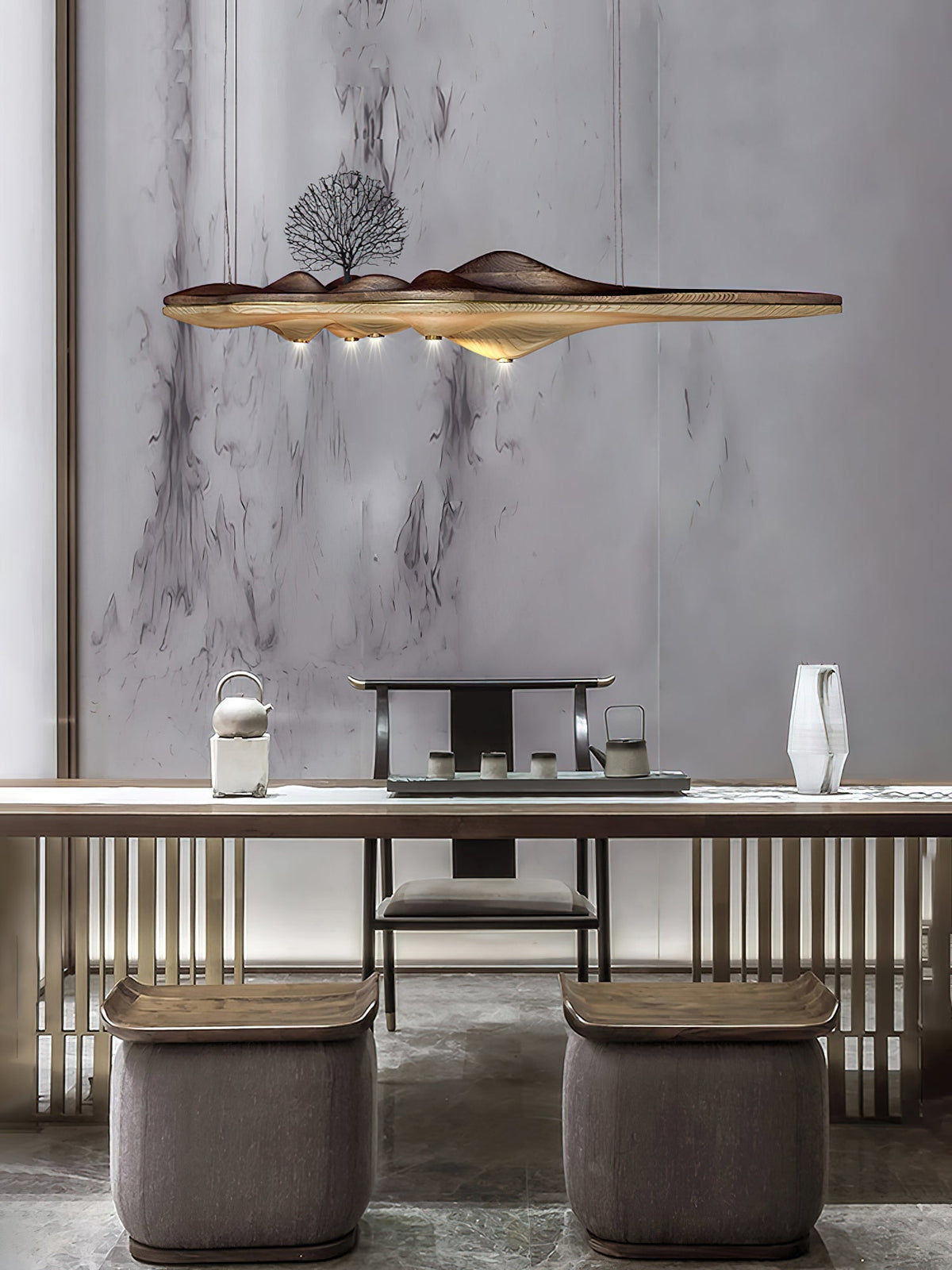 Tolven Premium Elegance Pendelleuchte aus Holz
