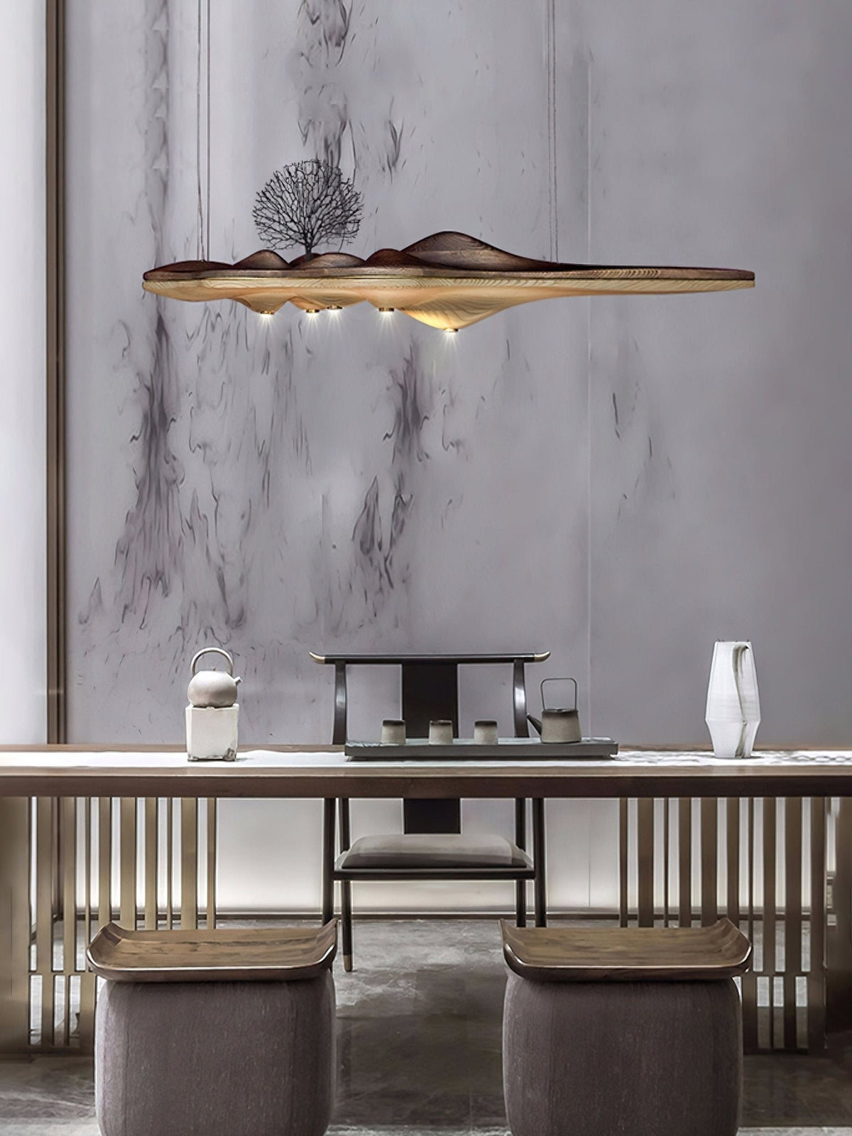Tolven Premium Elegance Pendelleuchte aus Holz